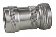 Nito Rostfri Snabbkoppling hus med inv gänga och ventil