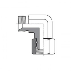 Vinkeladapter BSP UF / BSP IR 90° kompakt stiftad